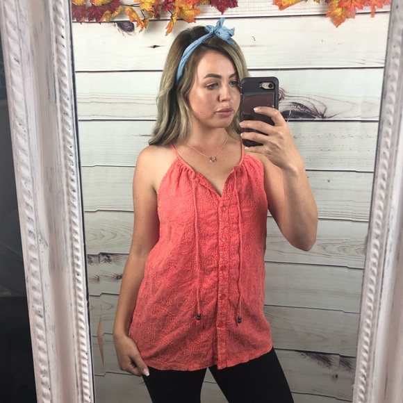 Anthropologie LUNA MOON Embroidered Top S - Picture 2 of 7